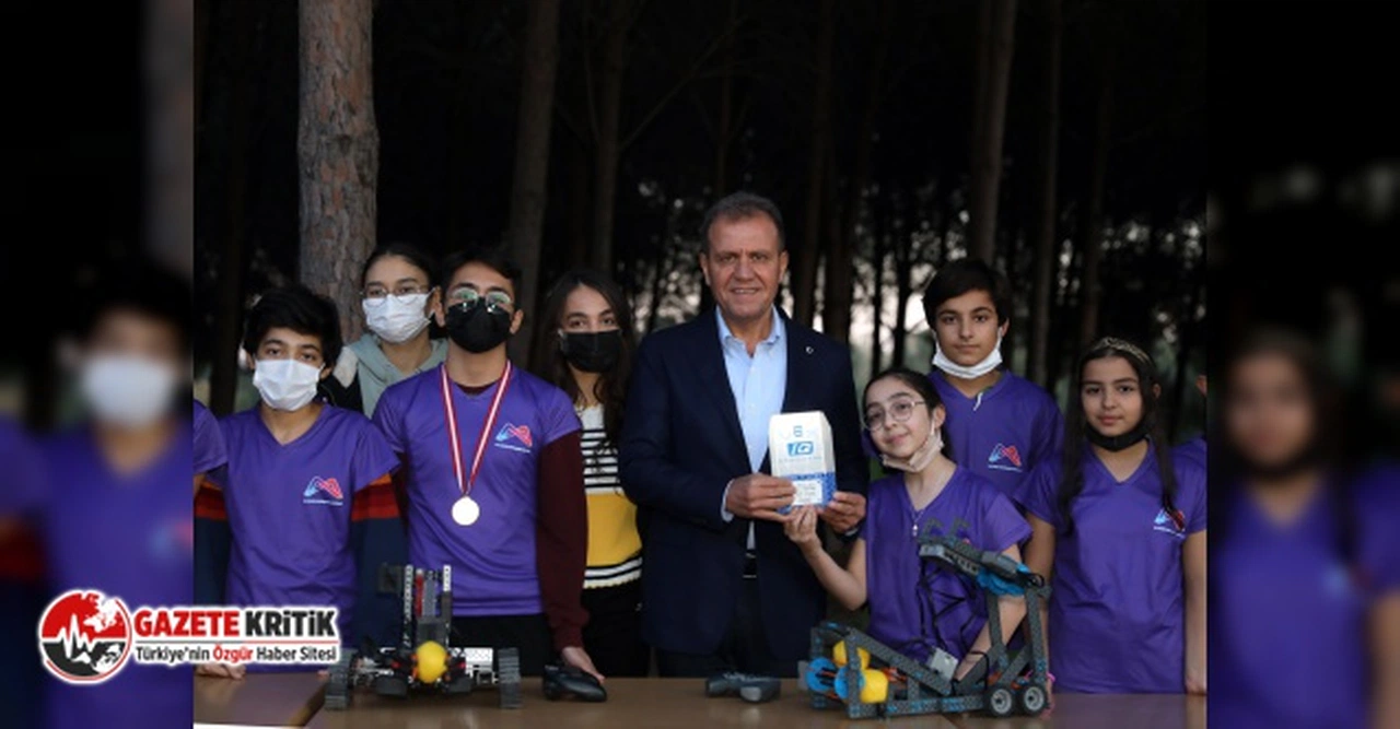 Başkan Seçer, Robotik Kodlamada Ödül Kazanan Öğrencilerle Buluştu