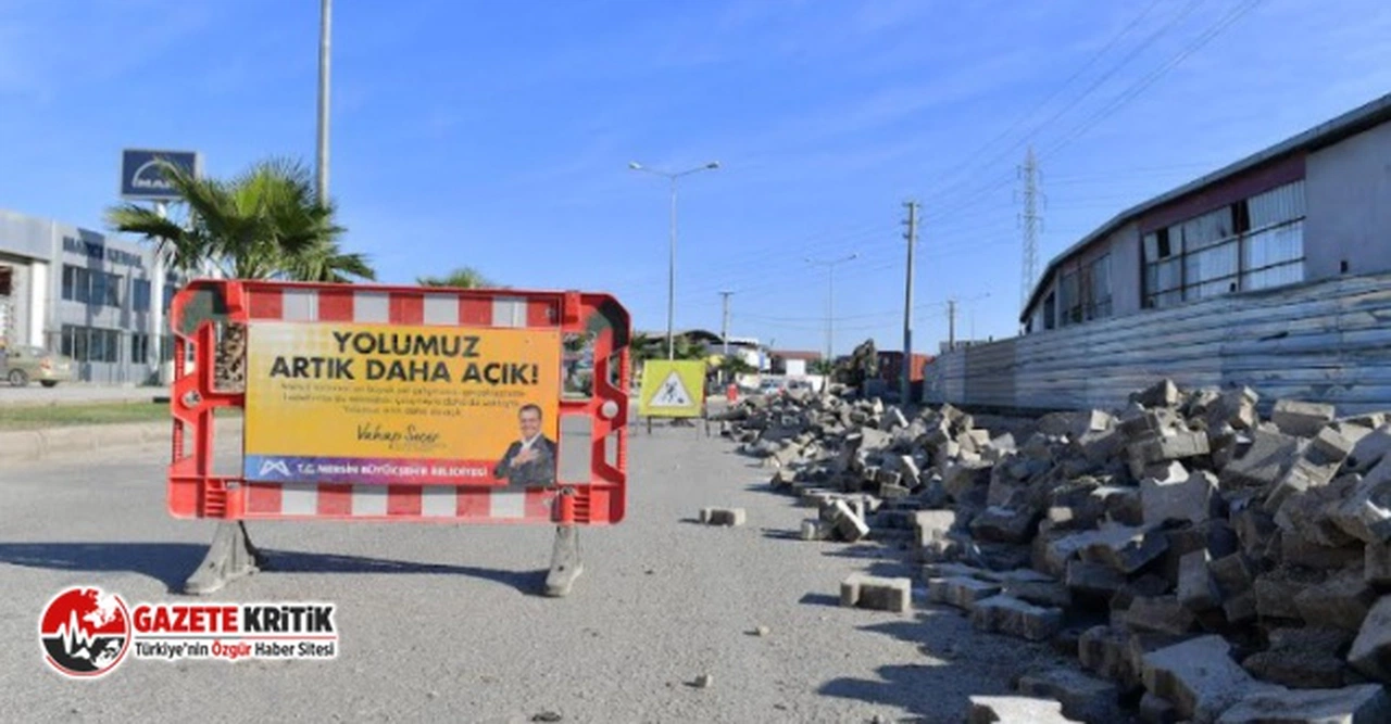 Mersin büyükşehir, 138. Cadde’nin kaldırımlarını yeniliyor
