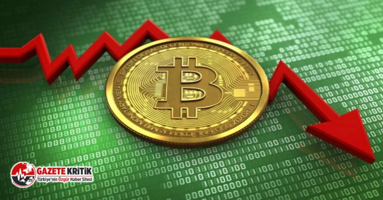 Bitcoin'de sert düşüş!