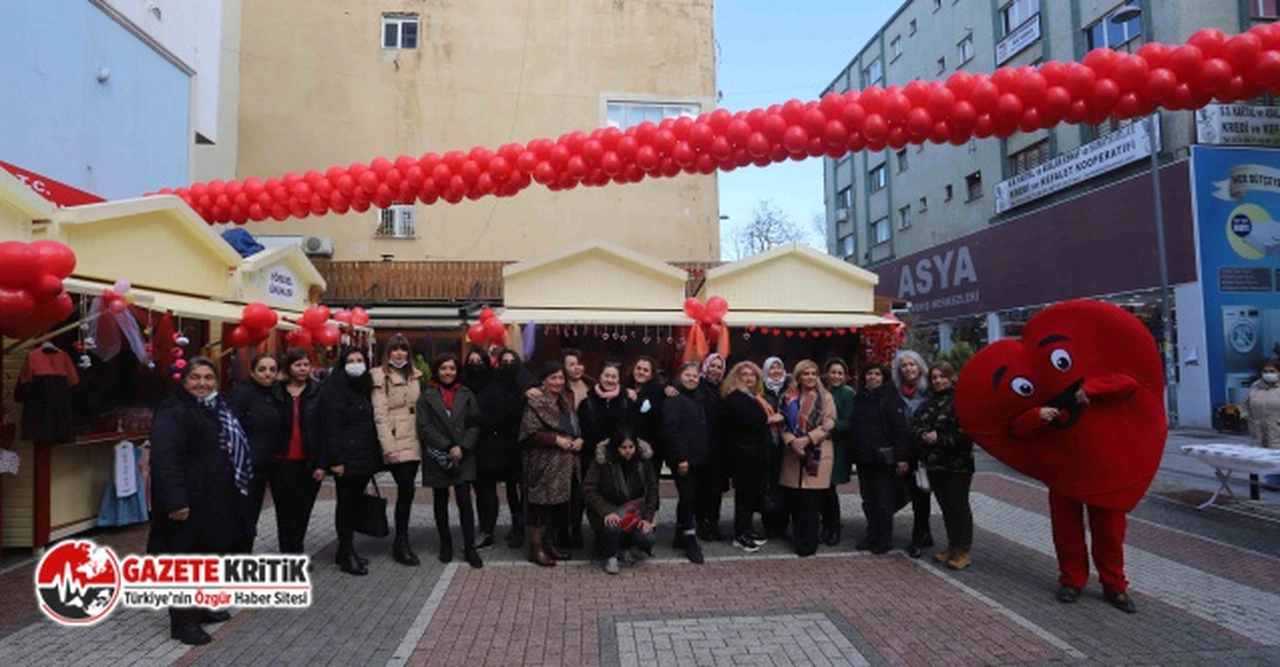 Kartal Belediyesi Kadın Emeği Pazarı 14 Şubat teması ile açıldı