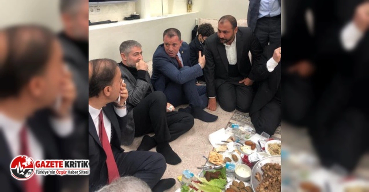 "BAKAN NEBATİ, ŞANLIURFA’DA KAVURMA SOFRASINA OTURDU "