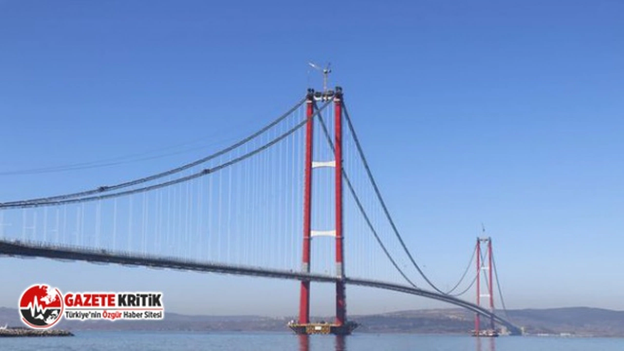 Çanakkale Köprüsü'nden kaç araç geçtiği belli oldu!