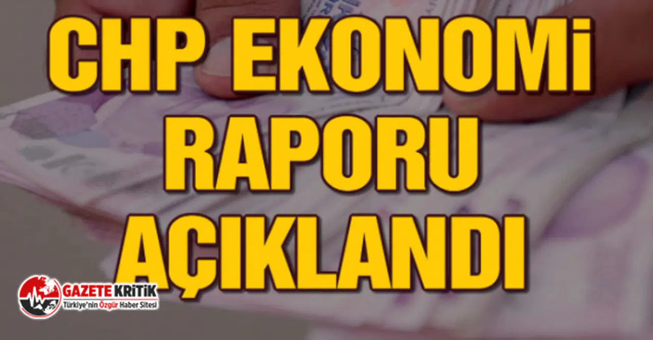 CHP'NİN EKONOMİ RAPORU:İCRADAKİ DOSYA 23 MİLYONU AŞTI