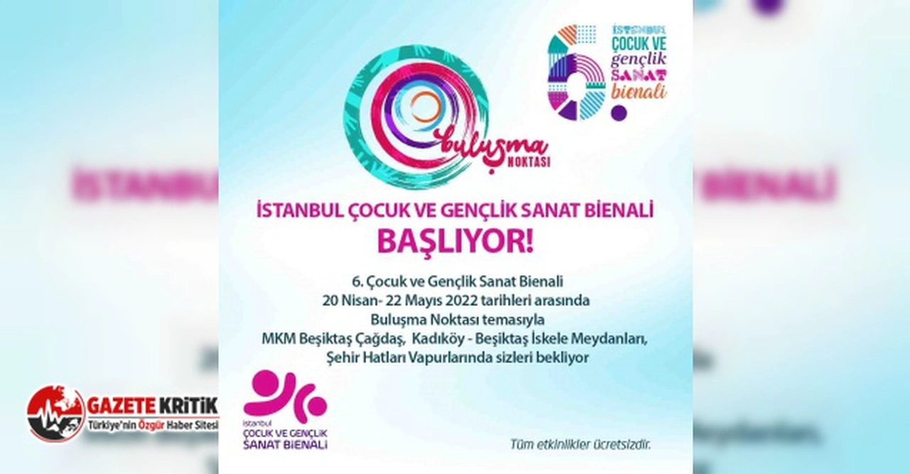 6. İstanbul Çocuk ve Gençlik Sanat Bienali Beşiktaş’ta Başlıyor
