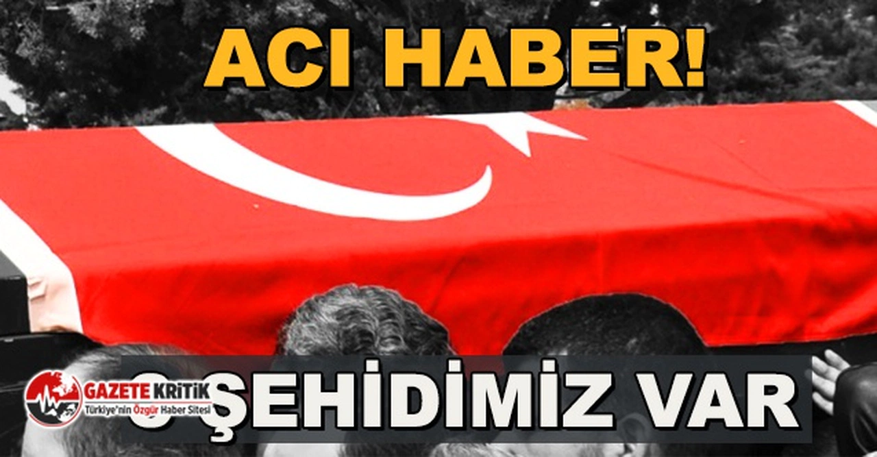 Acı haber:3 asker şehit oldu!