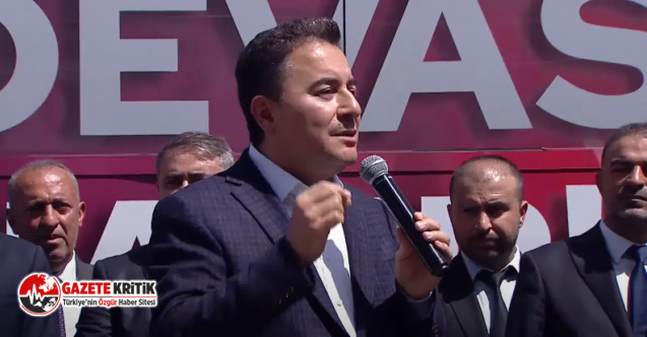 Ali Babacan: ‘Kürt meselesini çözmek boynumuzun borcudur’