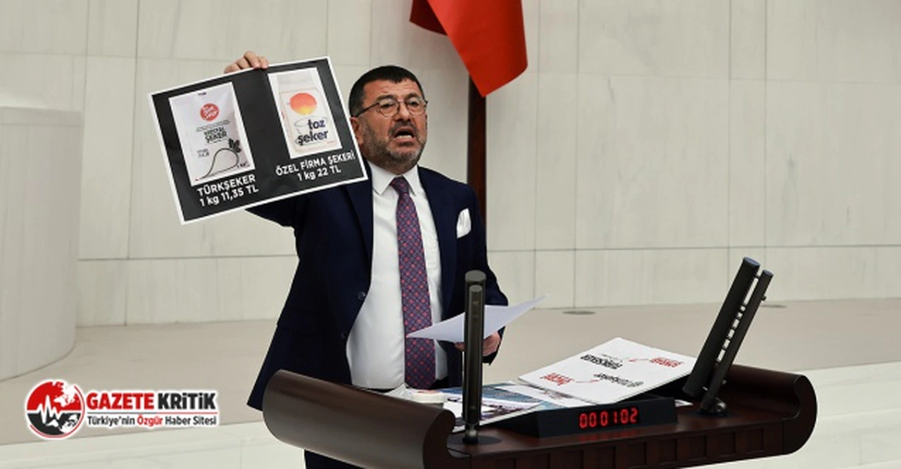 CHP'Lİ AĞBABA: UTANMASALAR ŞEKERE ZAMMI CHP YAPTI DİYECEKLER!