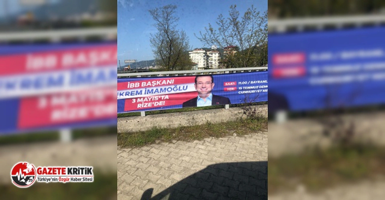 CHP'Lİ BAYRAKTUTAN, RİZE’DE İMAMOĞLU’NUN BAYRAMLAŞMA AFİŞLERİNİ TBMM GÜNDEMİNE TAŞIDI