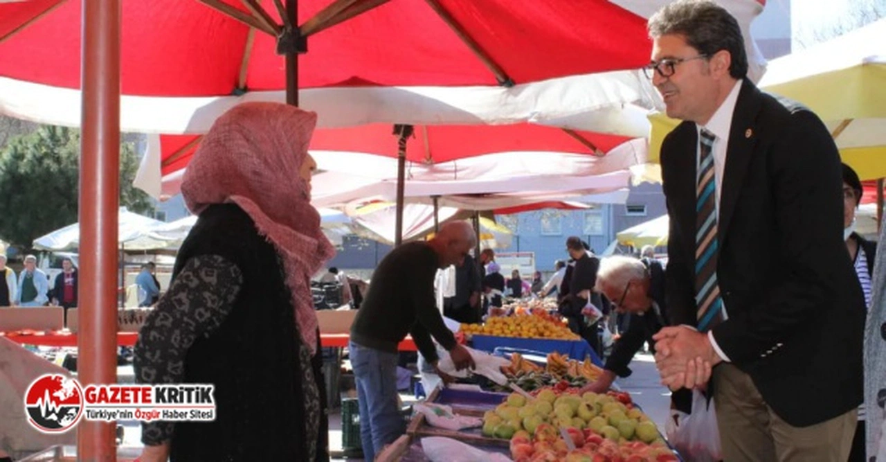 CHP’Lİ AYTEKİN PAZAR YERİNDEN İSYAN ETTİ: ESNAF DA VATANDAŞ DA UTANIYOR
