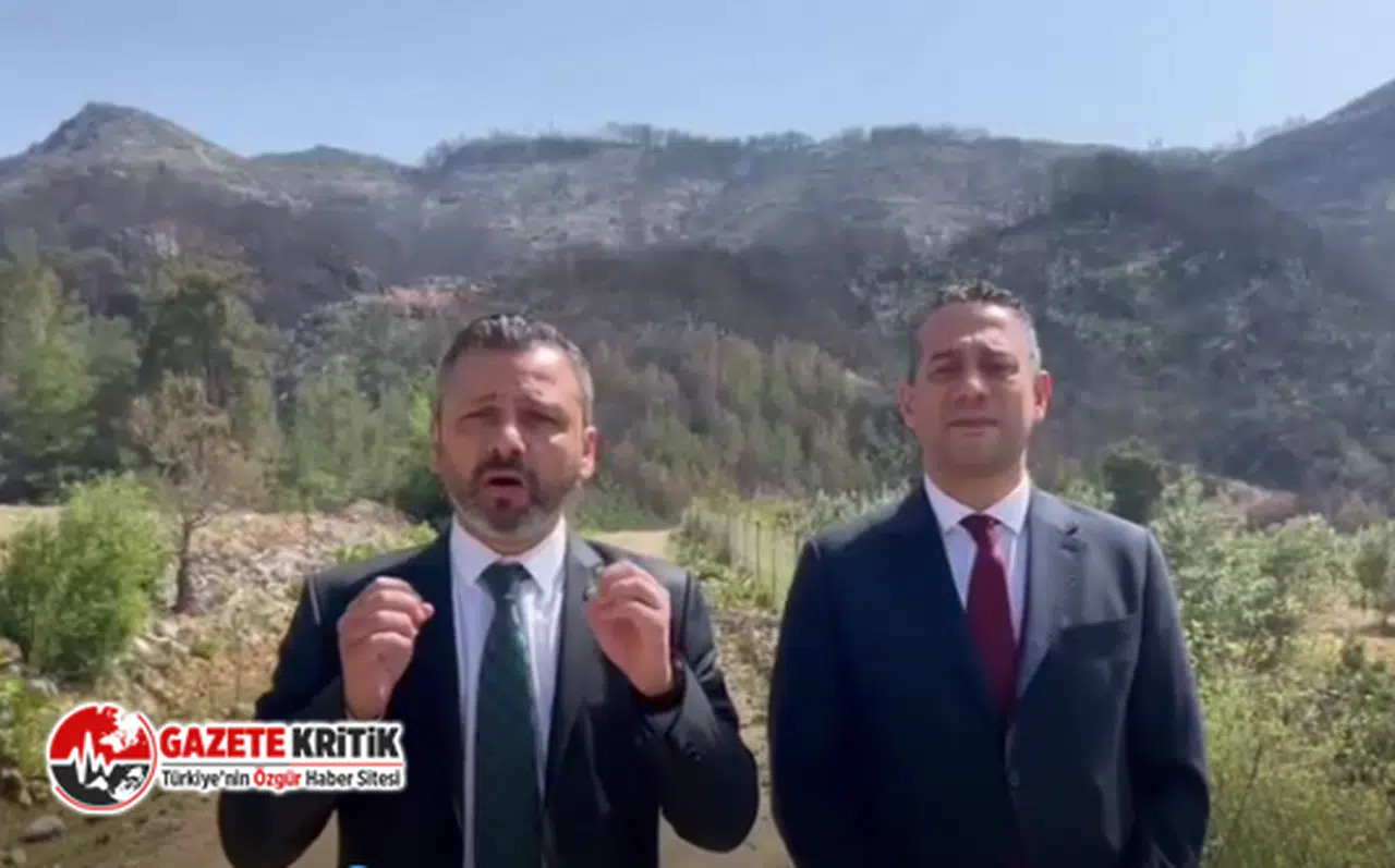 CHP’Lİ BURAK ERBAY VE ALİ MAHİR BAŞARIR: “YANGINLAR İÇİN HALA ALINAN BİR TEDBİR YOK”