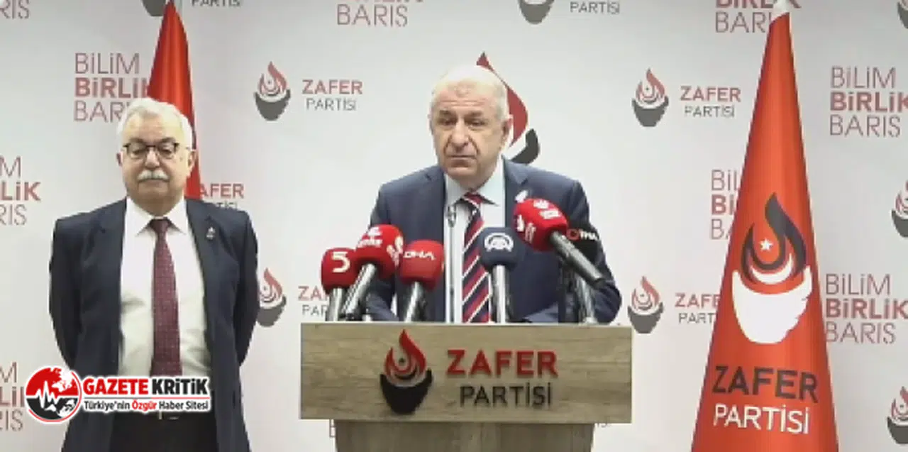 Dışişleri eski  Bakanı Şükrü Sina Gürel Zafer Partisi'ne katıldı