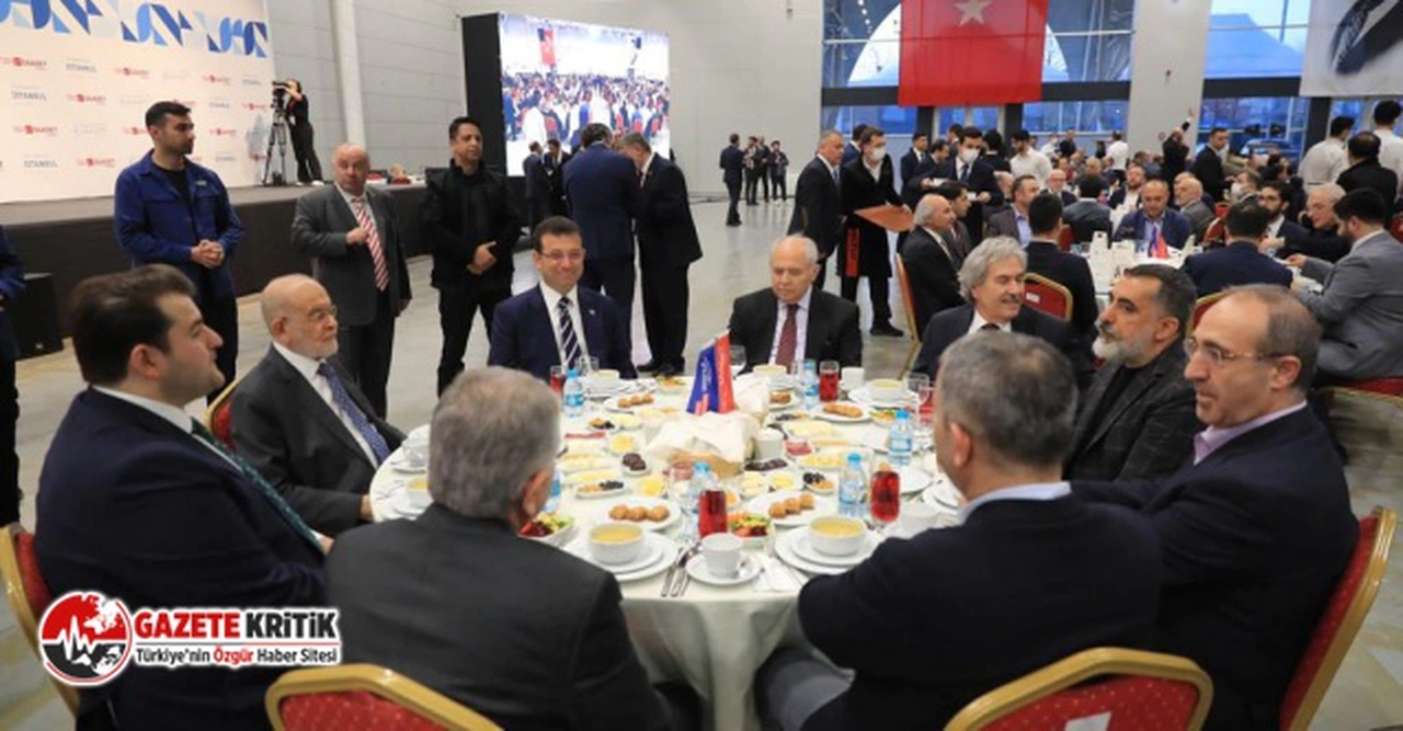 KARAMOLLAOĞLU VE İMAMOĞLU, SAADET PARTİSİ İFTARINDA BULUŞTU