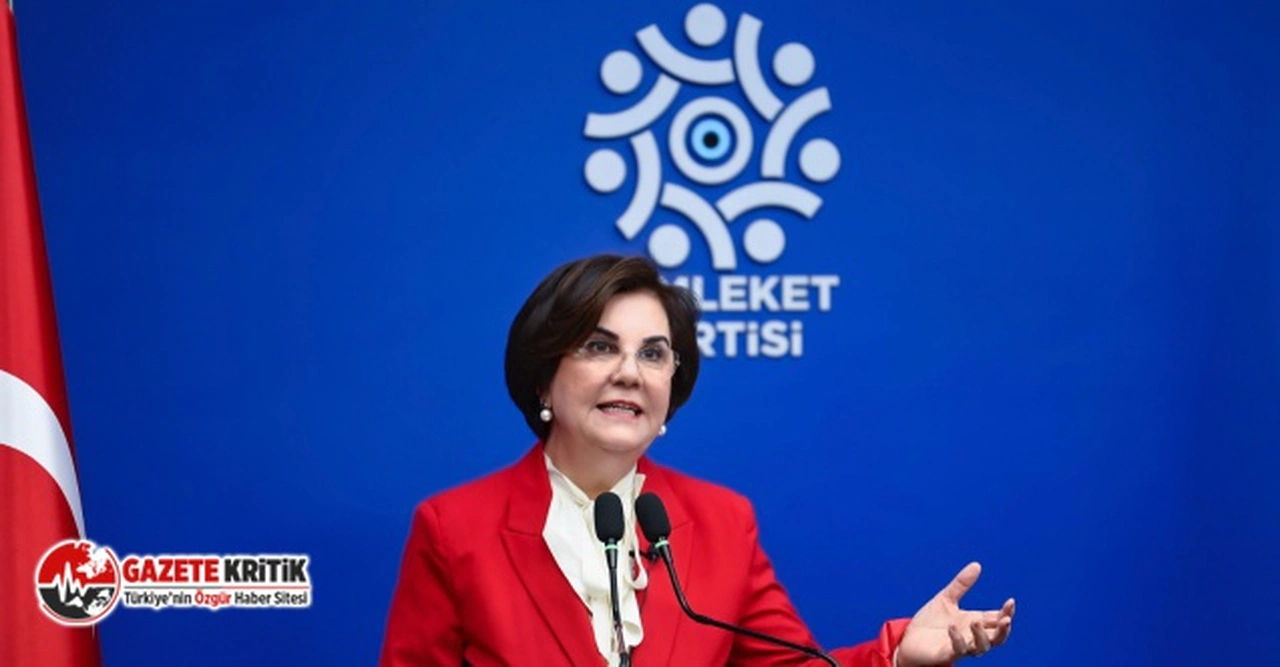Memleket Partisi Genel Başkan Vekili Prof. Dr. Gaye Usluer: İlk hedefimiz eğitim sistemini düzeltmek