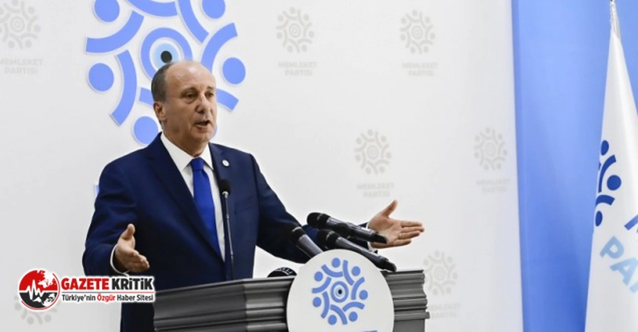 MUHARREM İNCE'DEN KRİTİK UYARI:YANLIŞ YOLDASINIZ AÇLIK KITLIK KAPIDA