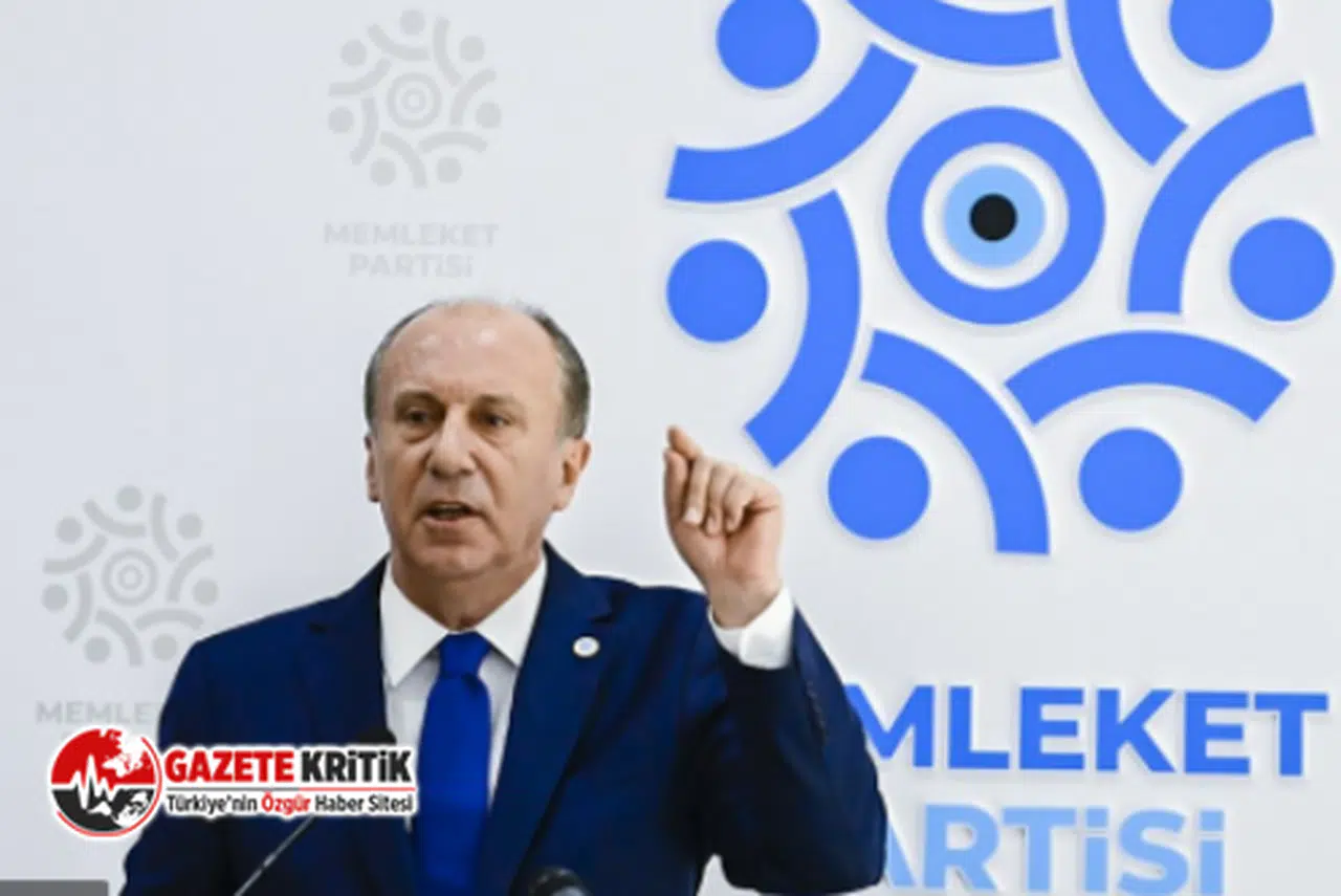 MUHARREM İNCE:ERDOĞAN BİR DAHA SEÇİLİRSE BARDAKLA BENZİN MAZOT ALIRIZ