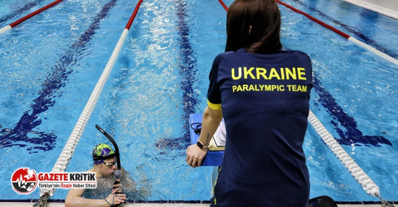 UKRAYNALI SPORCULAR İBB HAVUZUNDA ANTREMAN YAPIYOR