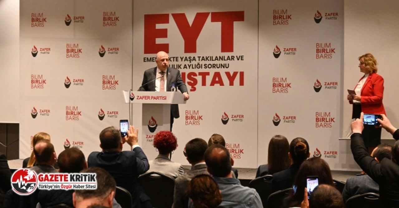 Ümit Özdağ:EYT’lilerin parası Suriyelilere yardım olarak harcanıyor