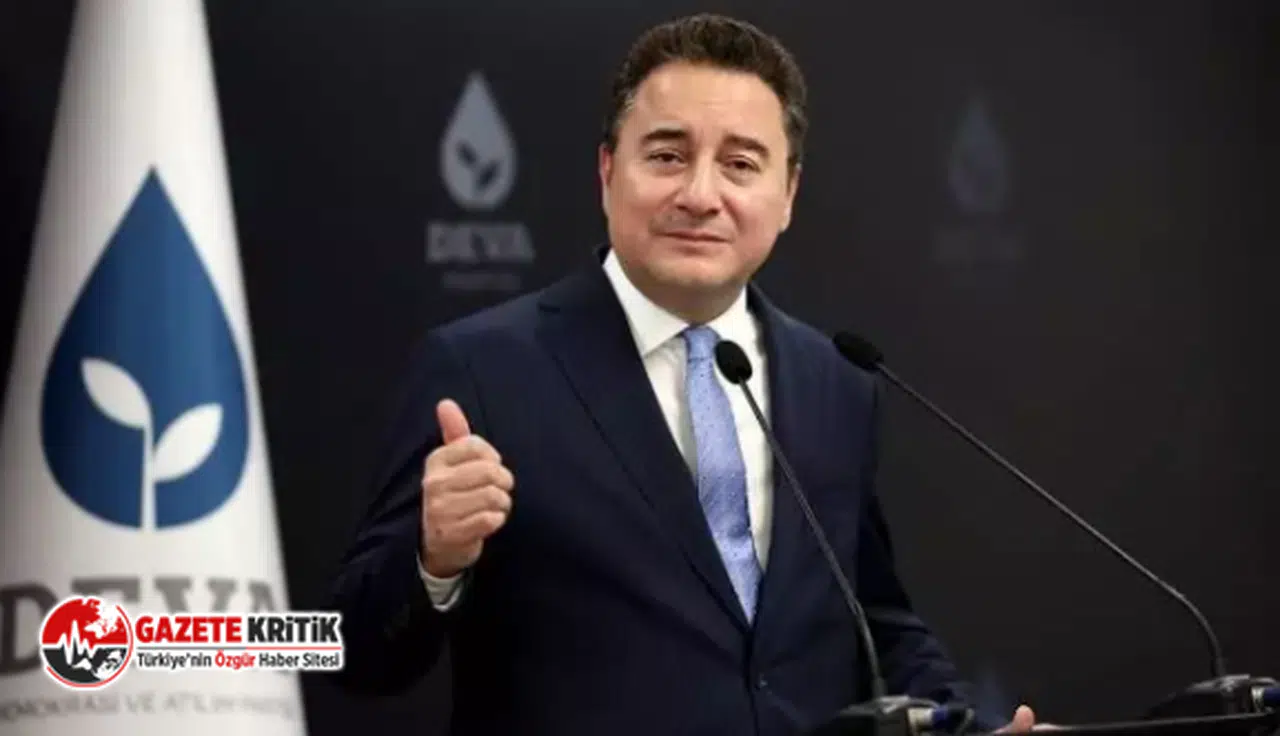Ali Babacan: 6 genel başkan ayrı ayrı şeyler söylüyor, bu tabloda vatandaş bize güvenir mi?