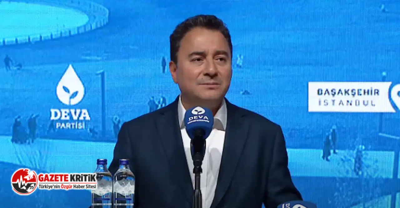 Ali Babacan’dan Erdoğan’a: ‘Açlığı öğrenciye, emekliye sor bakalım’