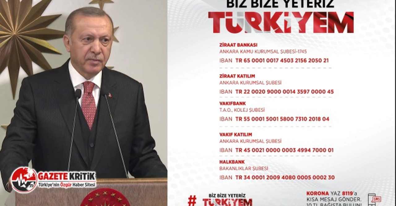 “Biz Bize Yeteriz Türkiyem” kampanyasından 2 milyar 93 milyon TL toplanmış!