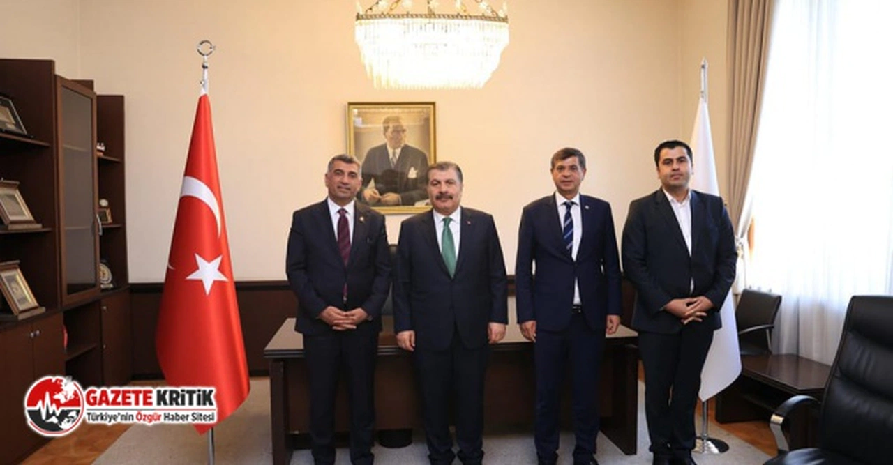 CHP Elazığ Milletvekili Gürsel Erol ve Tunceli Milletvekili Polat Şaroğlu Sağlık Bakanı ile görüştü