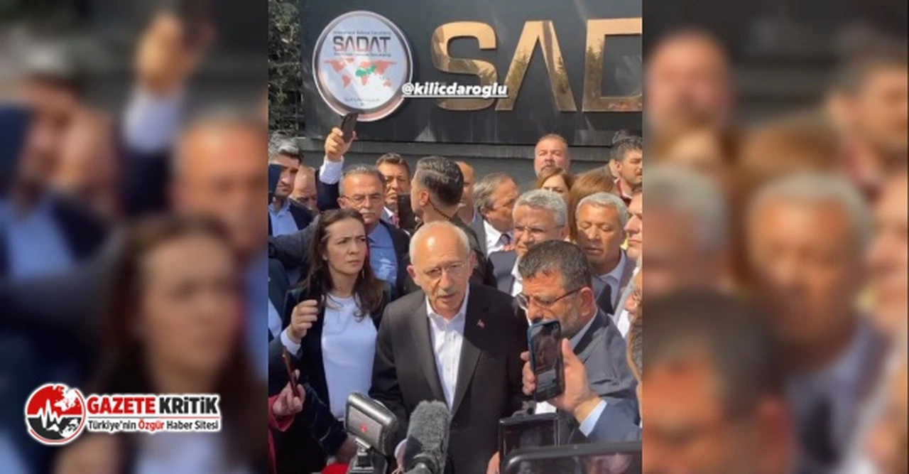 Kılıçdaroğlu'ndan SADAT'ın önüne açıklama:"Herkes müsterih olsun, seçim güvenli bir şekilde yapılacak!"