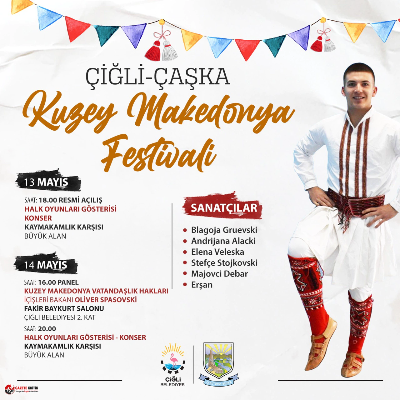 Çiğli’de Balkan Rüzgarları Esecek:Kuzey Makedonyalı Göçmenlerin Merakla Beklediği Festival Çiğli’de Başlıyor