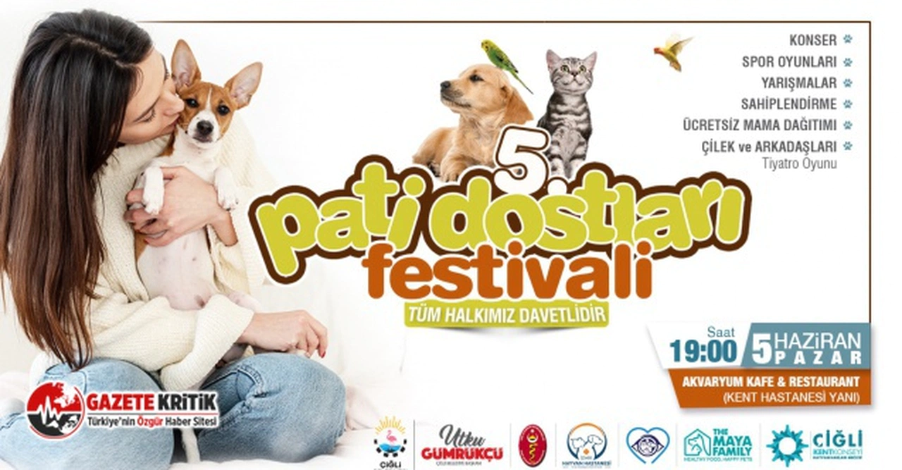 Çiğlili Hayvanseverler 5. Pati Dostları Festivali'nde Buluşuyor