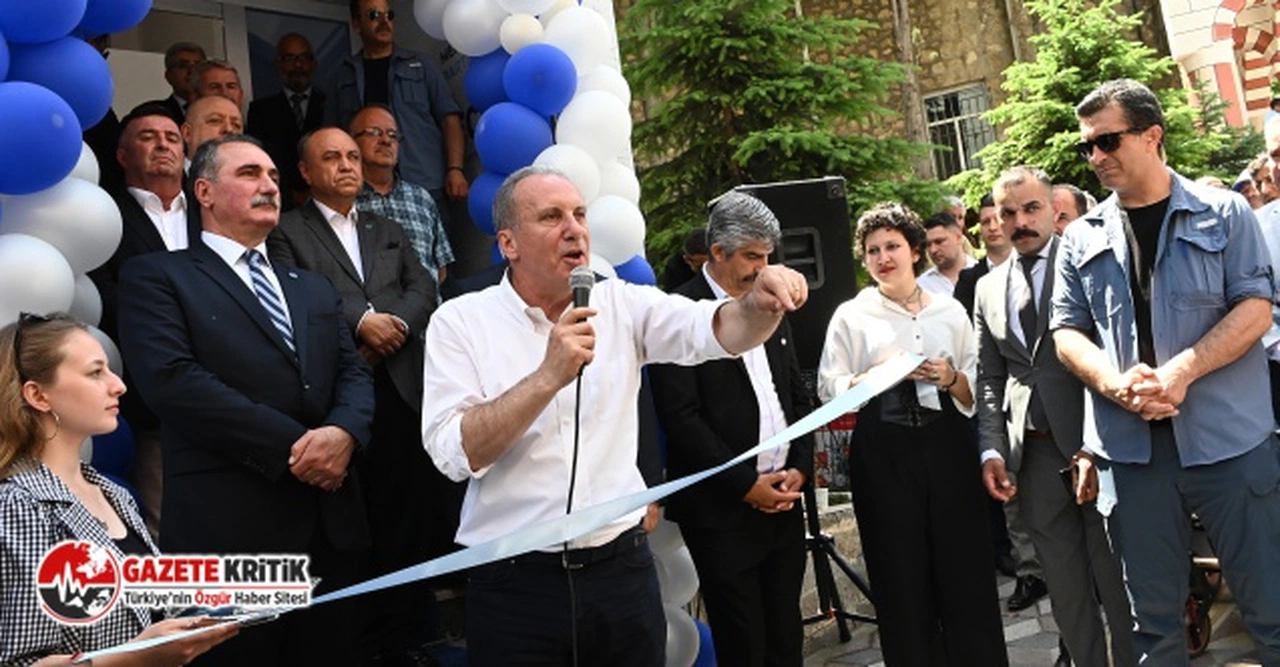 MUHARREM İNCE: FABRİKALARI SATTILAR ŞİMDİ 400 BİN TON ŞEKER ALACAĞIZ