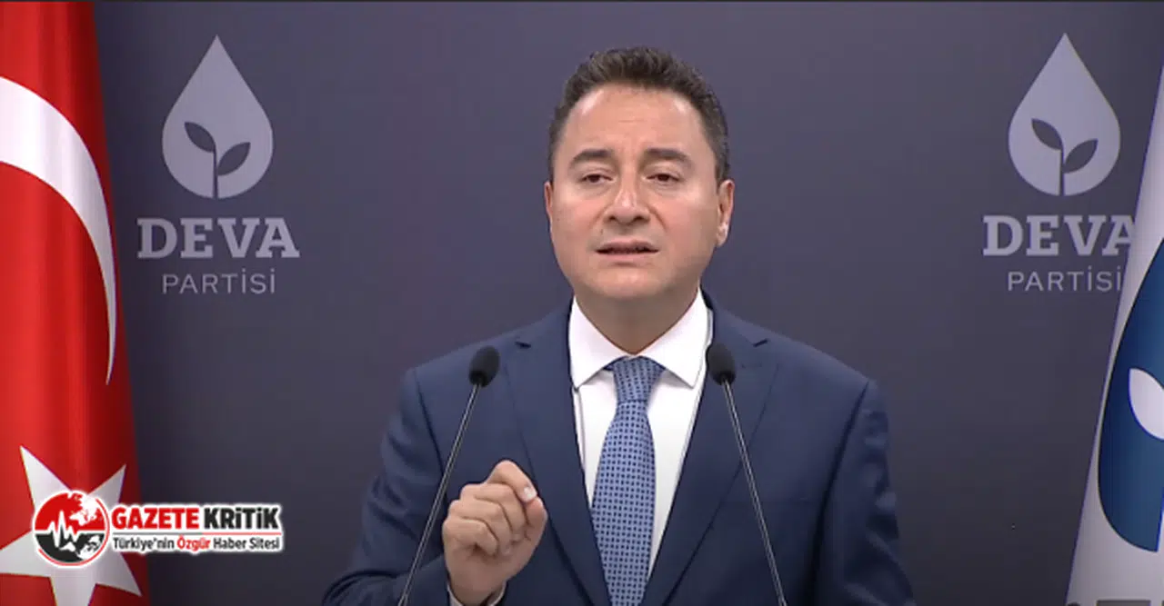 Ali Babacan’dan çok sert ‘iflas’ uyarısı: ‘Ekonomik ve finansal bir beka sorunuyla karşı karşıyayız’
