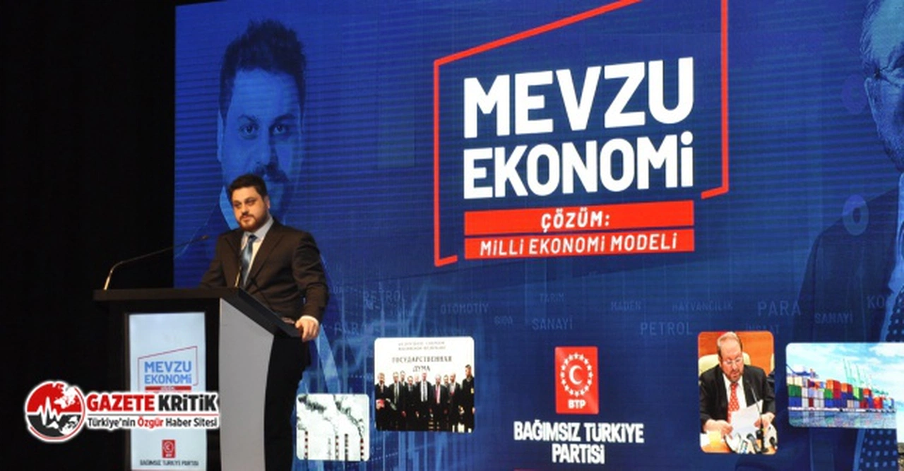 BTP Lideri Hüseyin Baş: Türkiye bilinçli olarak batırılıyor