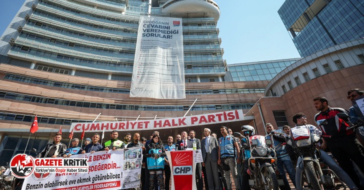 CHP'Lİ AĞBABA: MOTOKURYELER TRAFİKTE ÖLMEZSE EKONOMİK KRİZDEN ÖLECEK