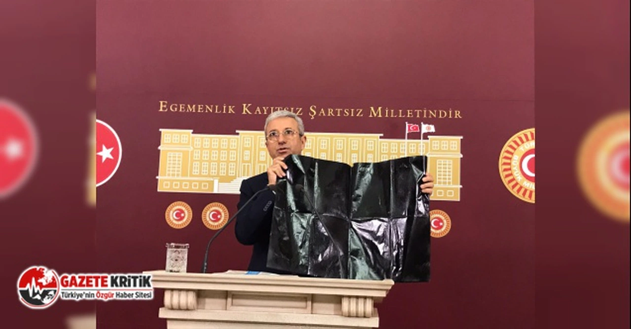 CHP’Lİ ANTMEN’DEN MECLİSTE SİYAH GAZETELİ PROTESTO