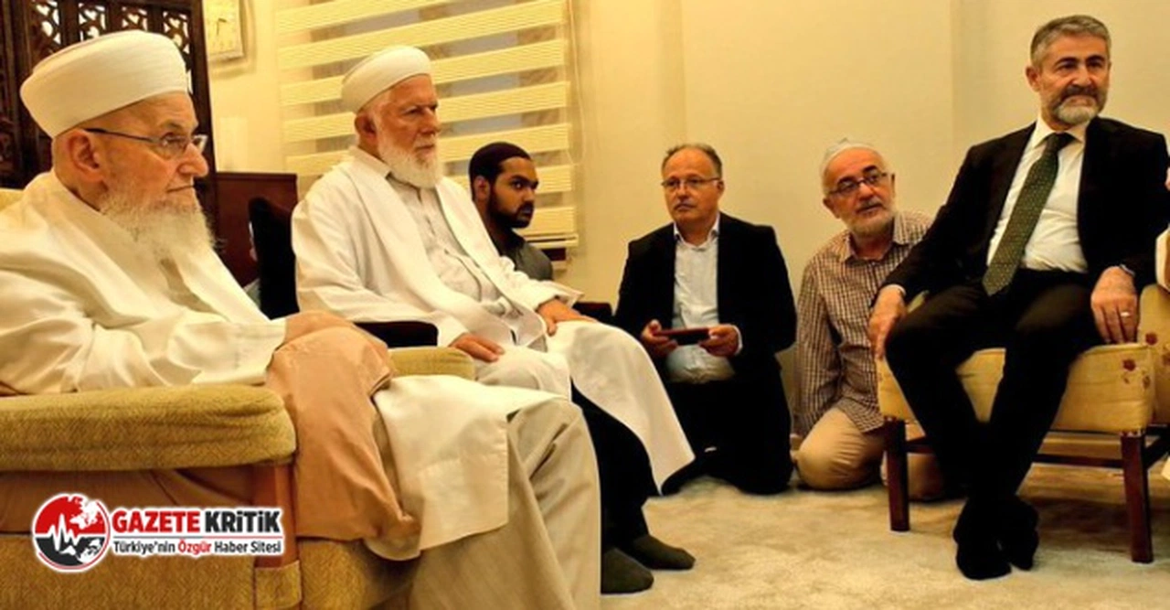 Hazine Bakanı Nebati'den İsmailağa'ya 'taziye' ziyareti