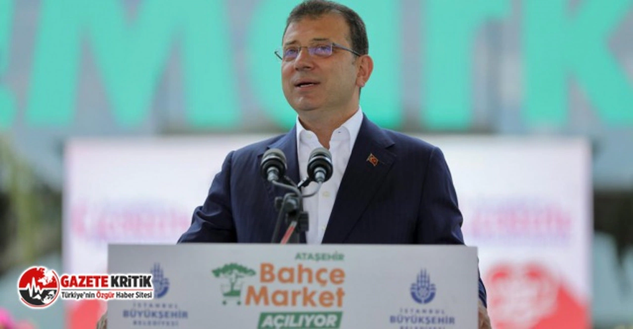 İMAMOĞLU: EKONOMİYİ İYİ YÖNETMEK, BİNA YAPMAKLA, SARAY YAPMAKLA OLMAZ