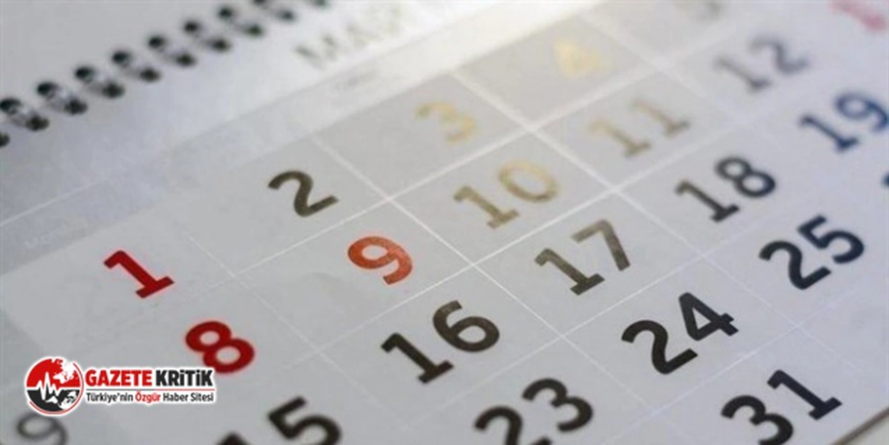Kurban Bayramı tatili 9 gün olacak