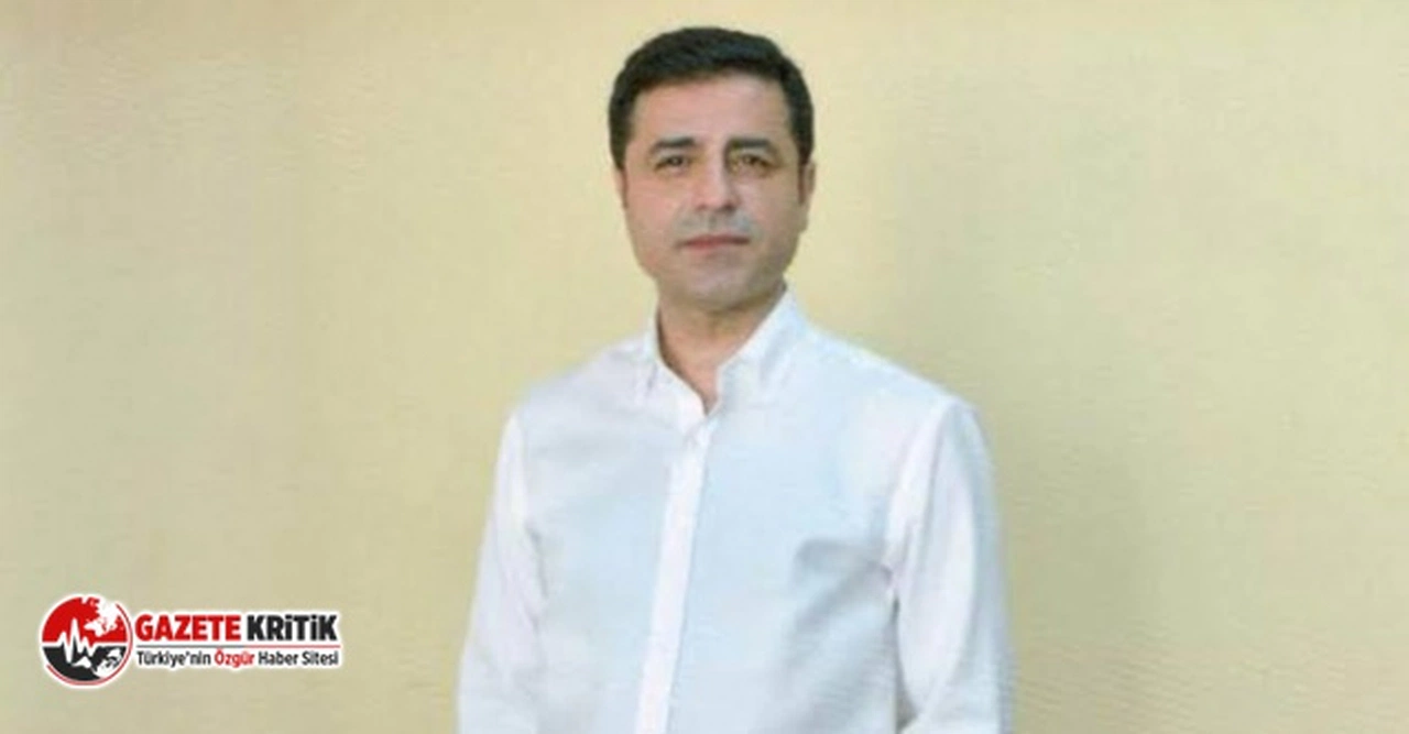 Demirtaş: Çanakkale Şehitliği'ne gitmeyi, onlar gibi yan yana durmamız gerektiğini göstermek isterim
