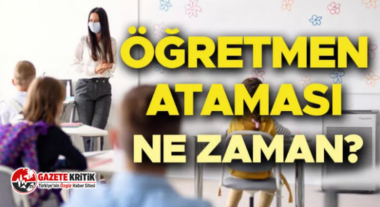 "1 Eylül’de sözleşmeli öğretmen atamaları yapılacak "