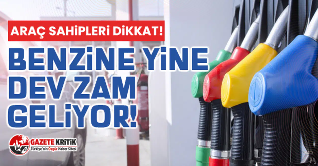 Araç sahipleri dikkat! Benzine yine dev zam geliyor!