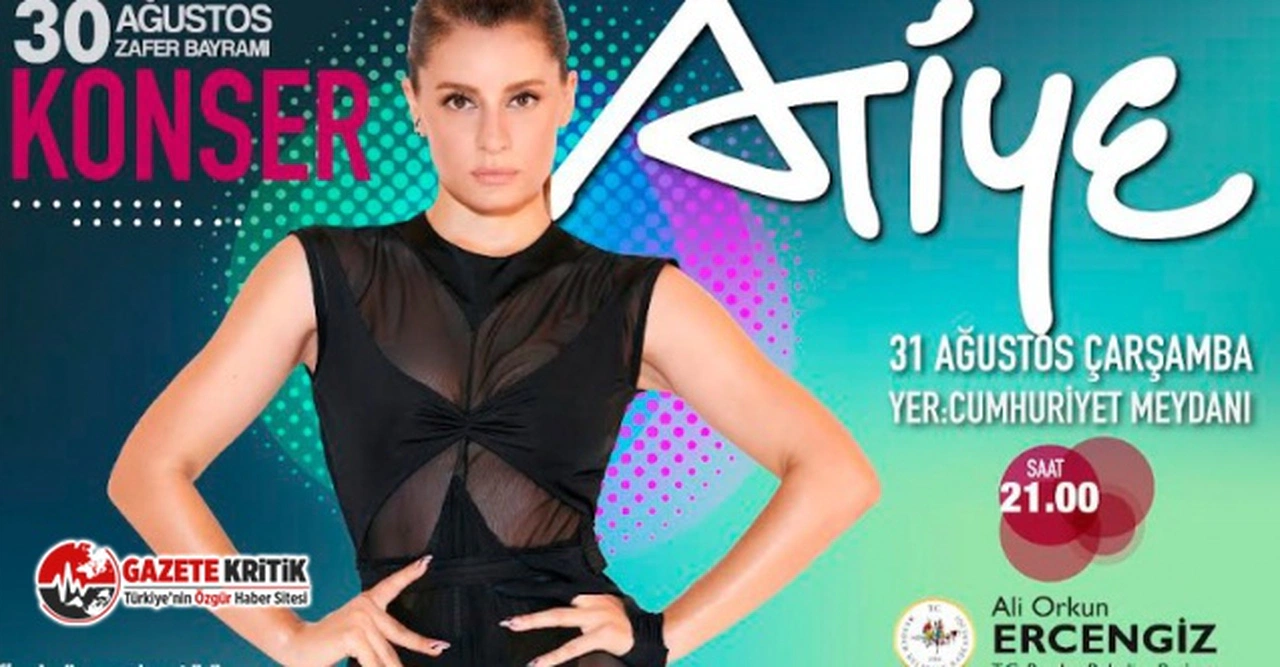 Atiye, 30 Ağustos Zafer Bayramı kutlamaları kapsamında Burdur’da sahne alacak