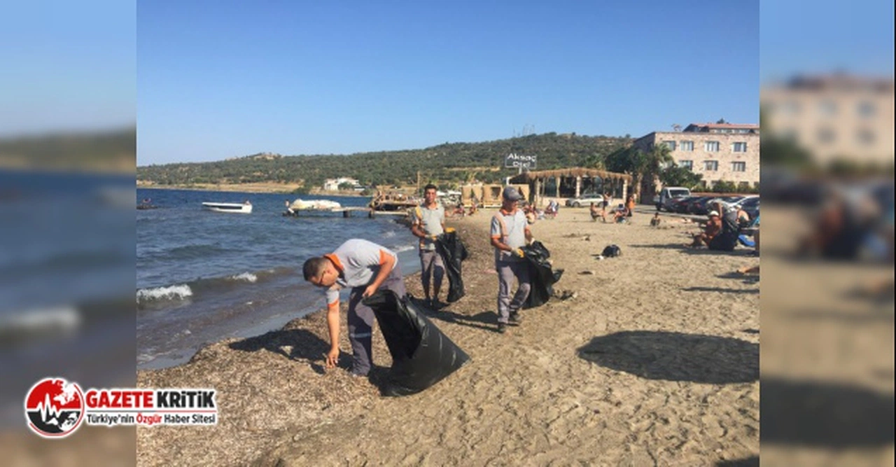 Ayvalık Belediyesi, Cunda (Alibey) Adası’nda Detaylı Yaz Temizliği