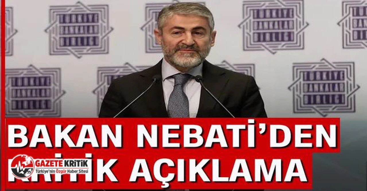 Bakan Nebati'ten ambargo mektubu açıklaması