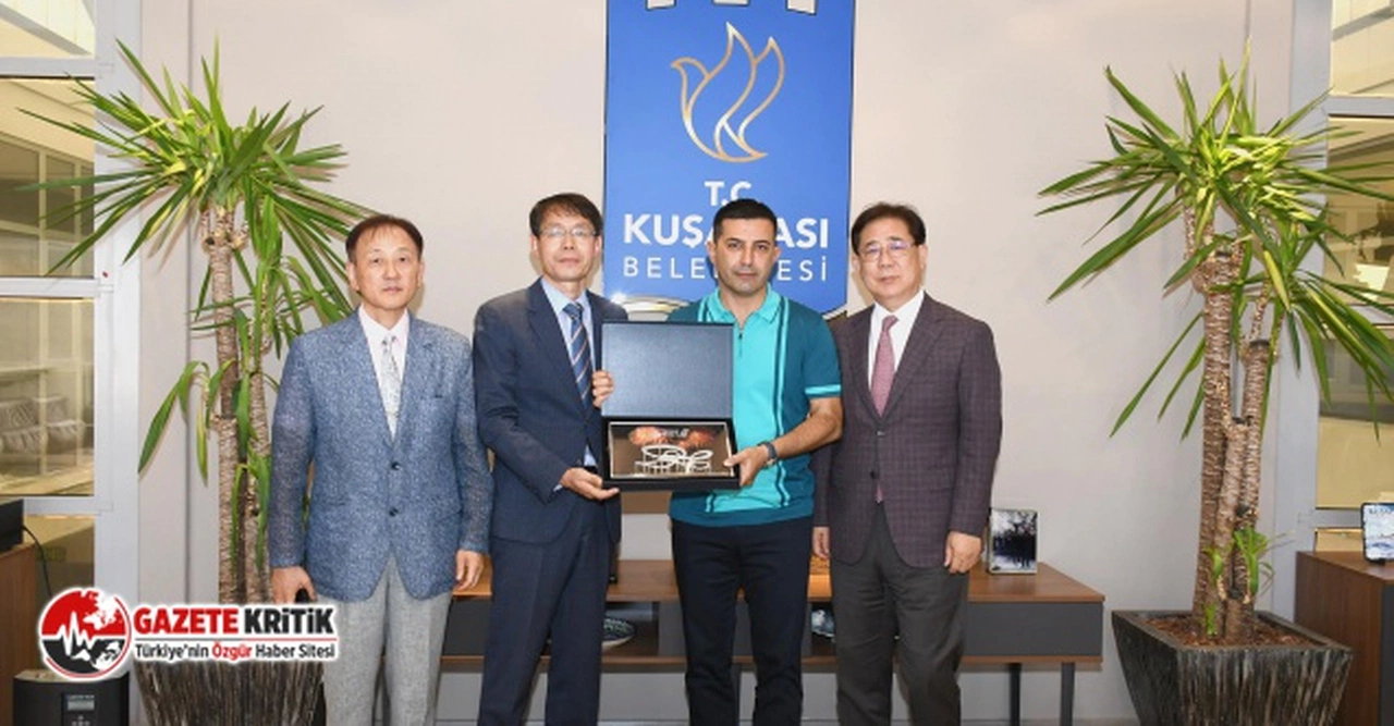 Başkan Ömer Günel Pohang Belediyesi Heyetini Ağırladı