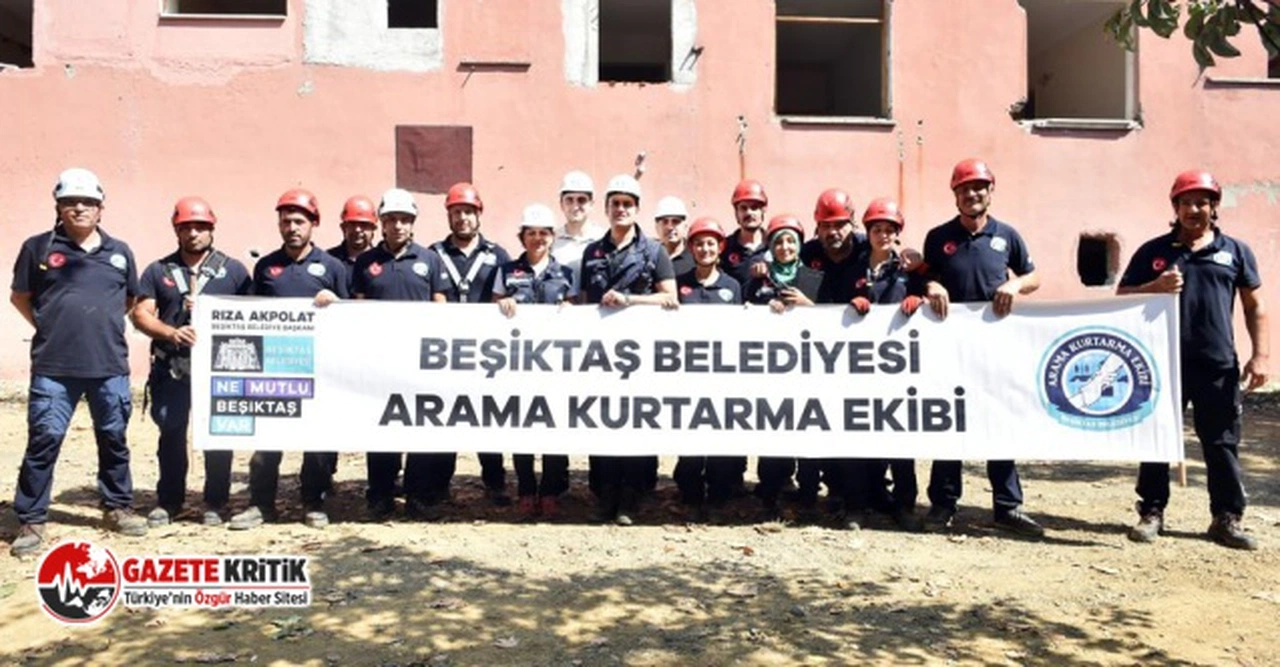 Beşiktaş Belediyesi Olası İstanbul Depremine Karşı Deprem Tatbikatı Yaptı