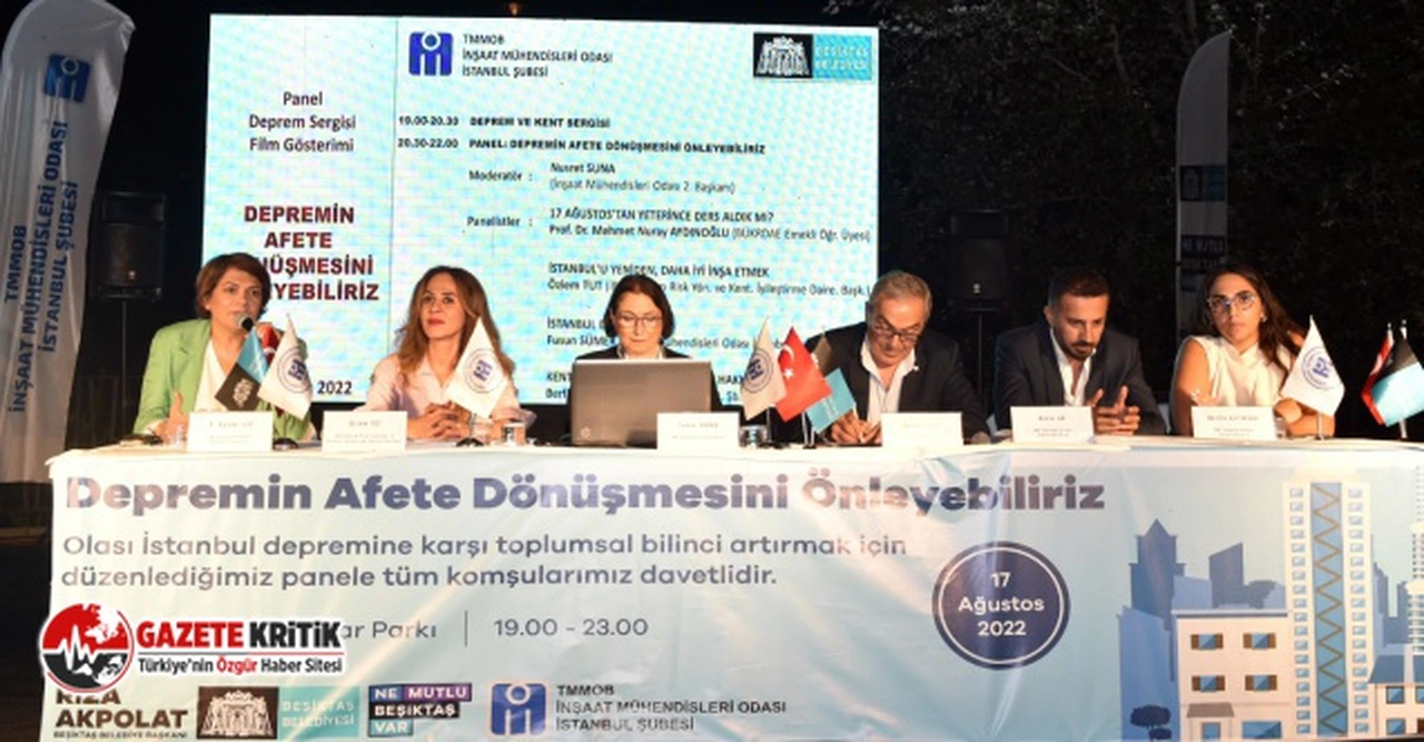 Beşiktaş’ta Olası İstanbul Depremine Karşı Farkındalık Paneli Düzenlendi