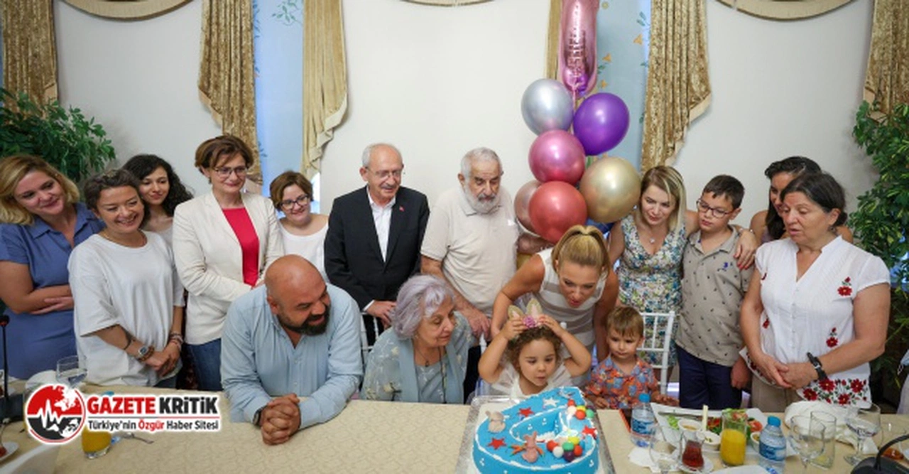 CHP GENEL BAŞKANI KEMAL KILIÇDAROĞLU, GEZİ AİLELERİ İLE DOĞUM GÜNÜ KUTLADI