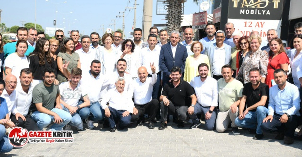 CHP İzmir hız kesmiyor  Menemen’de büyük saha çalışması