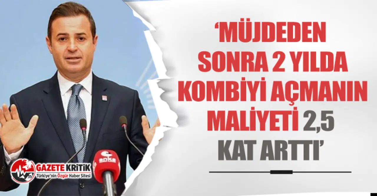 CHP'li Ahmet Akın: Müjdenin 2. Yılında doğalgaz çıkmadan faturalar arşa çıktı