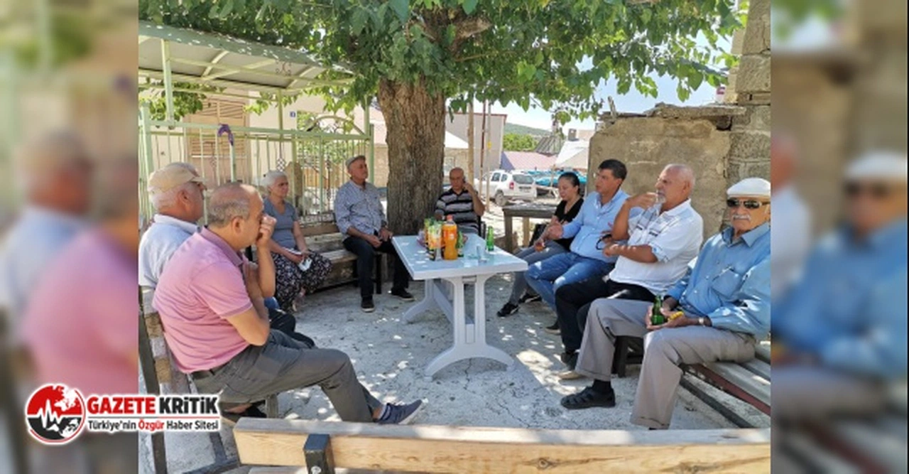 CHP'li Polat Şaroğlu, Tunceli’nin köylerini tek tek gezerek vatandaşların sorunlarını dinliyor