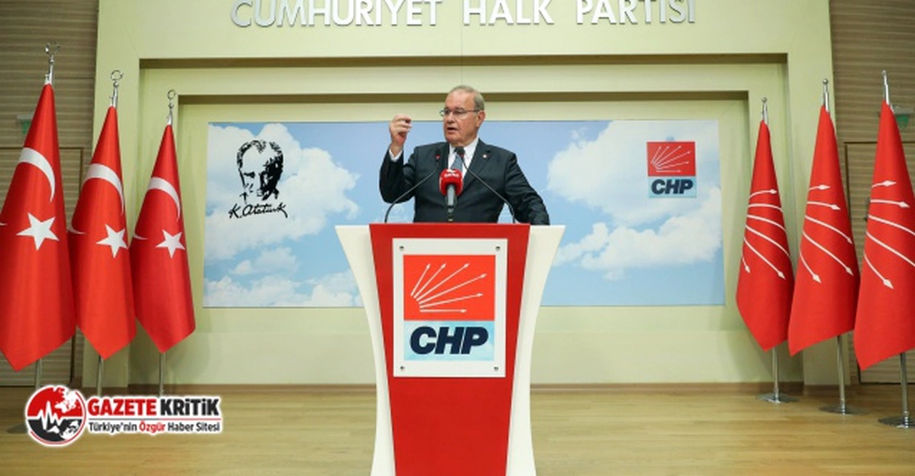 CHP Sözcüsü Öztrak: “YAŞANAN SKANDAL 32 KISIM TEKMİLİ BİRDEN SARAY OYUNU”